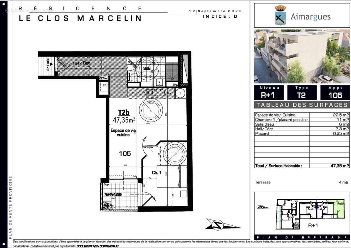 Appartement à AIMARGUES