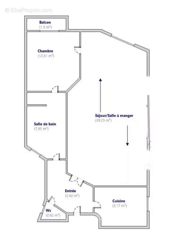 Appartement à PARIS-14E