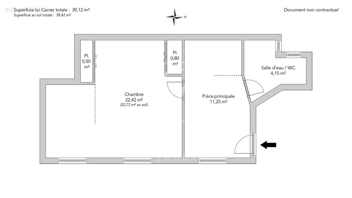 Appartement à PARIS-18E