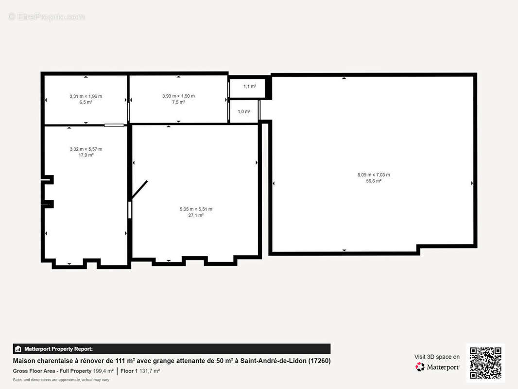 Maison à SAINT-ANDRE-DE-LIDON