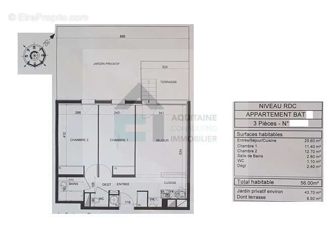 Appartement à BORDEAUX