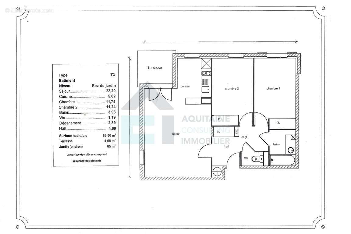 Appartement à POUSSAN