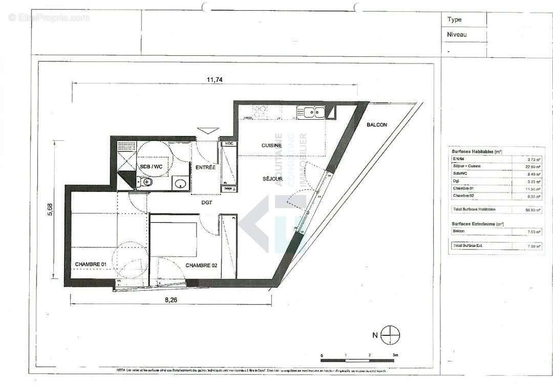 Appartement à BORDEAUX