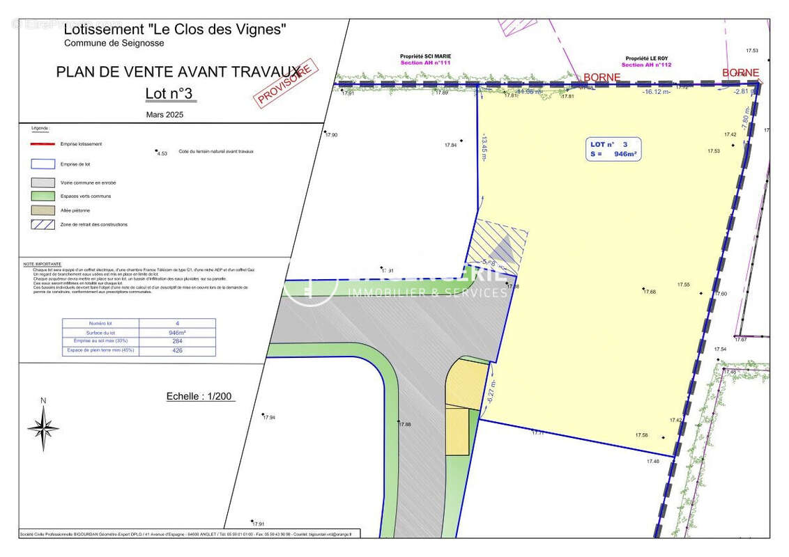 Terrain à SEIGNOSSE