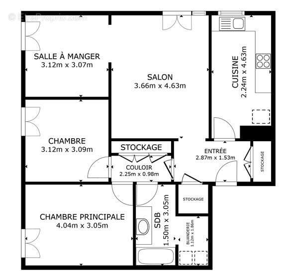 Appartement à GIF-SUR-YVETTE
