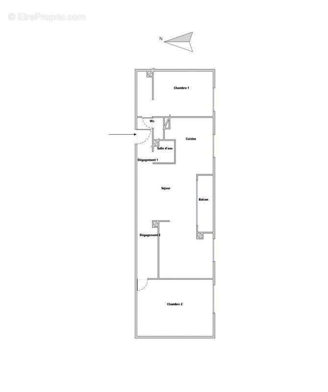 Appartement à MARSEILLE-7E