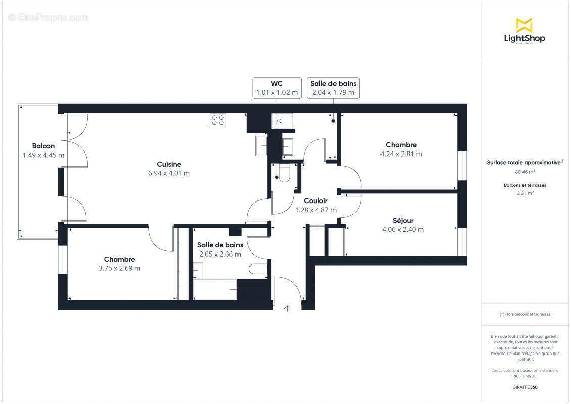 Appartement à IVRY-SUR-SEINE