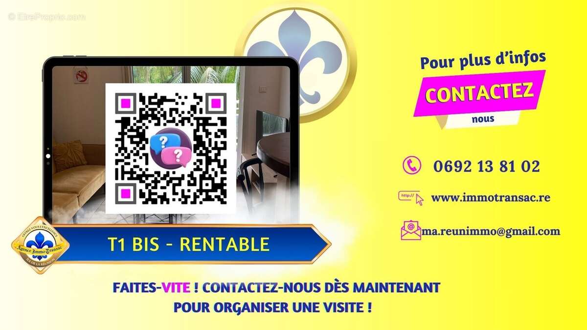 Appartement à SAINT-DENIS