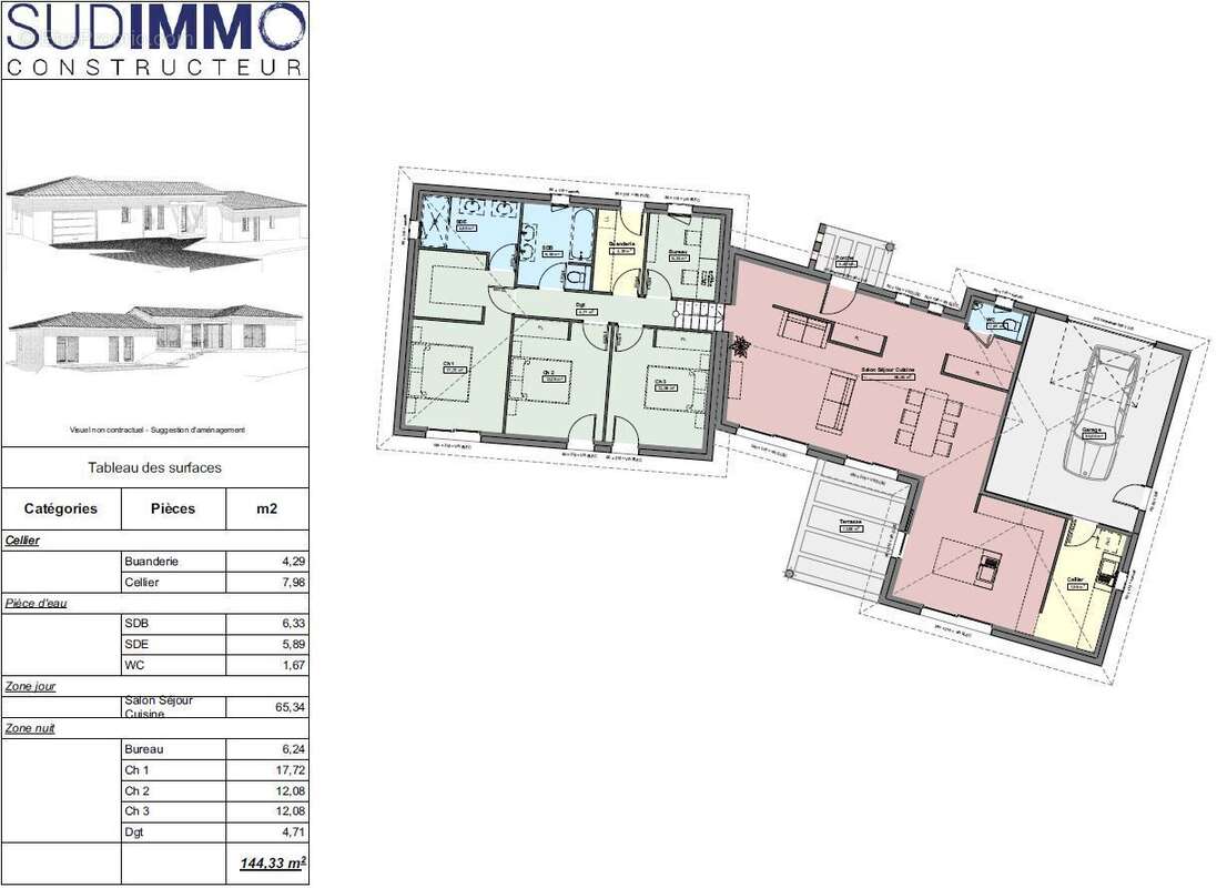 Maison à MONTELEGER