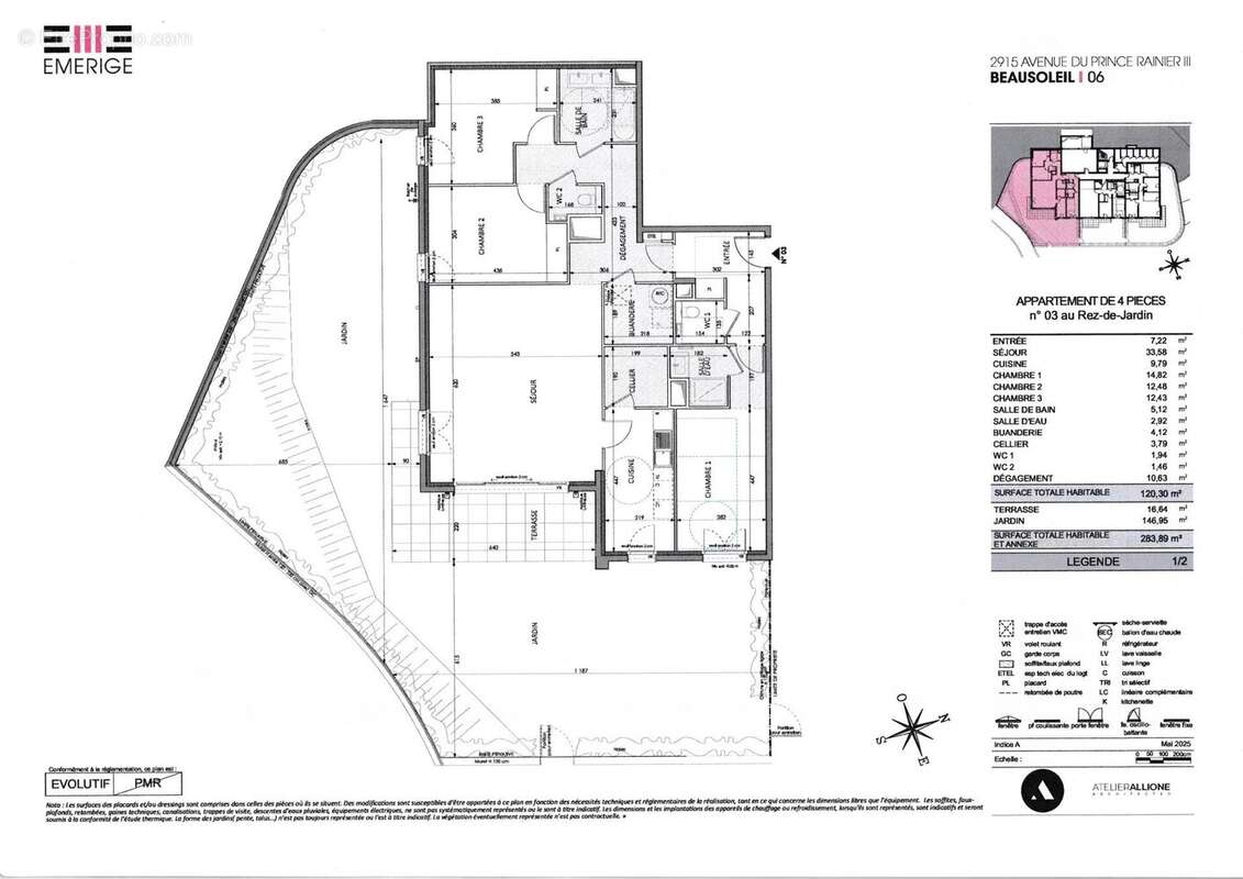 Appartement à BEAUSOLEIL