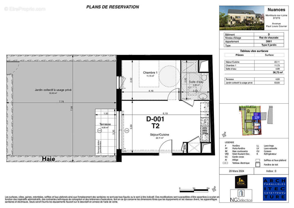 Appartement à MONTLOUIS-SUR-LOIRE