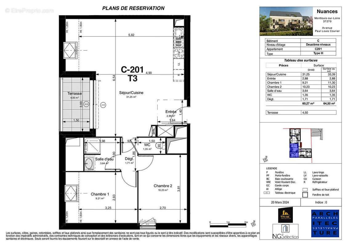 Appartement à MONTLOUIS-SUR-LOIRE