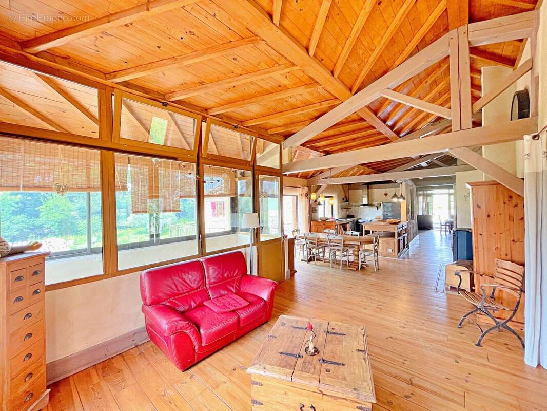 Salon-séjour avec cuisine - Maison à SAVASSE