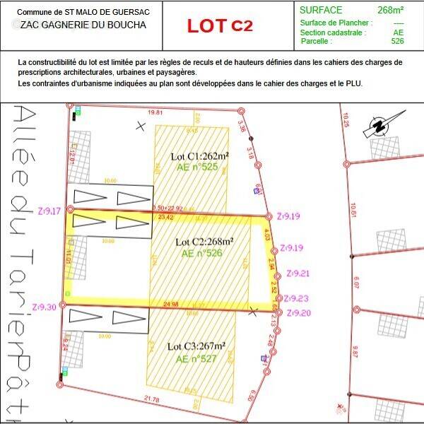 Terrain à SAINT-MALO-DE-GUERSAC