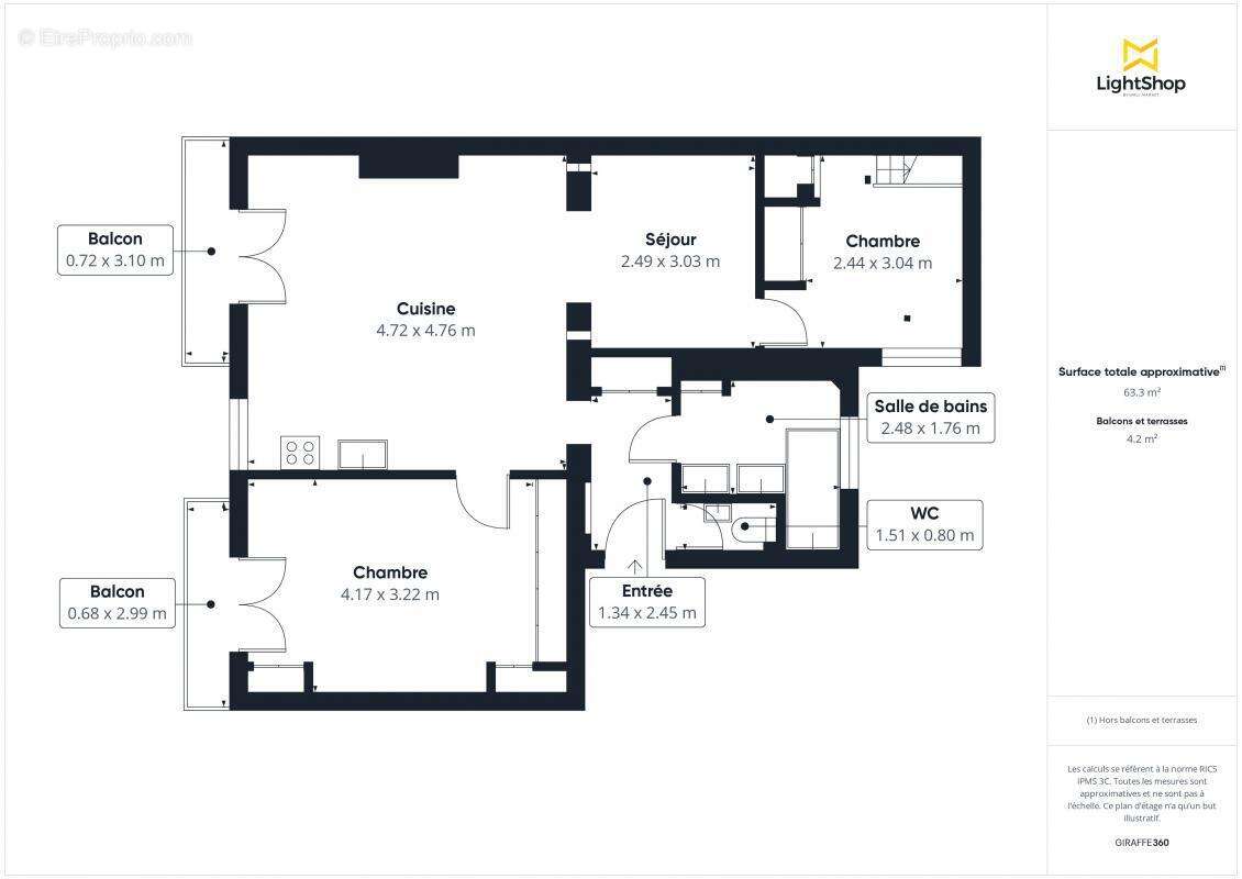 Appartement à NEUILLY-SUR-SEINE
