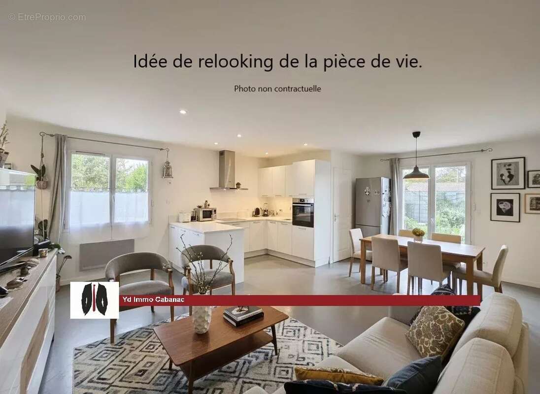 Maison à CABANAC-ET-VILLAGRAINS