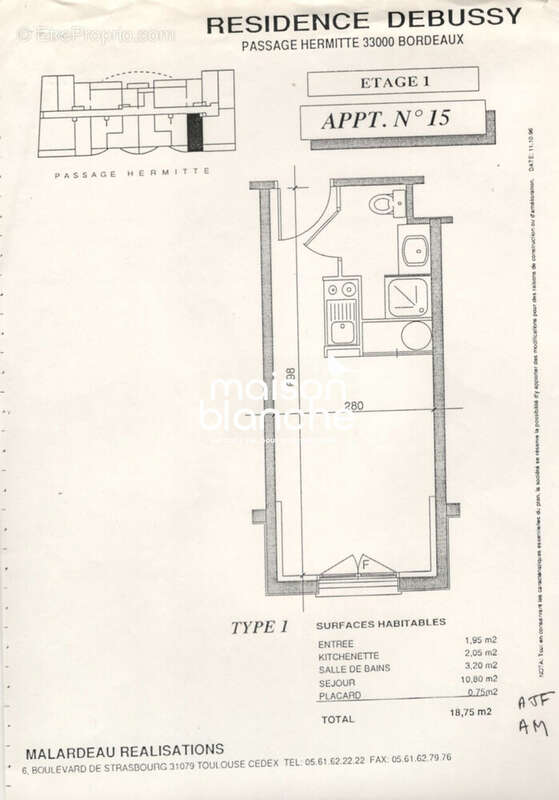 Appartement à BORDEAUX