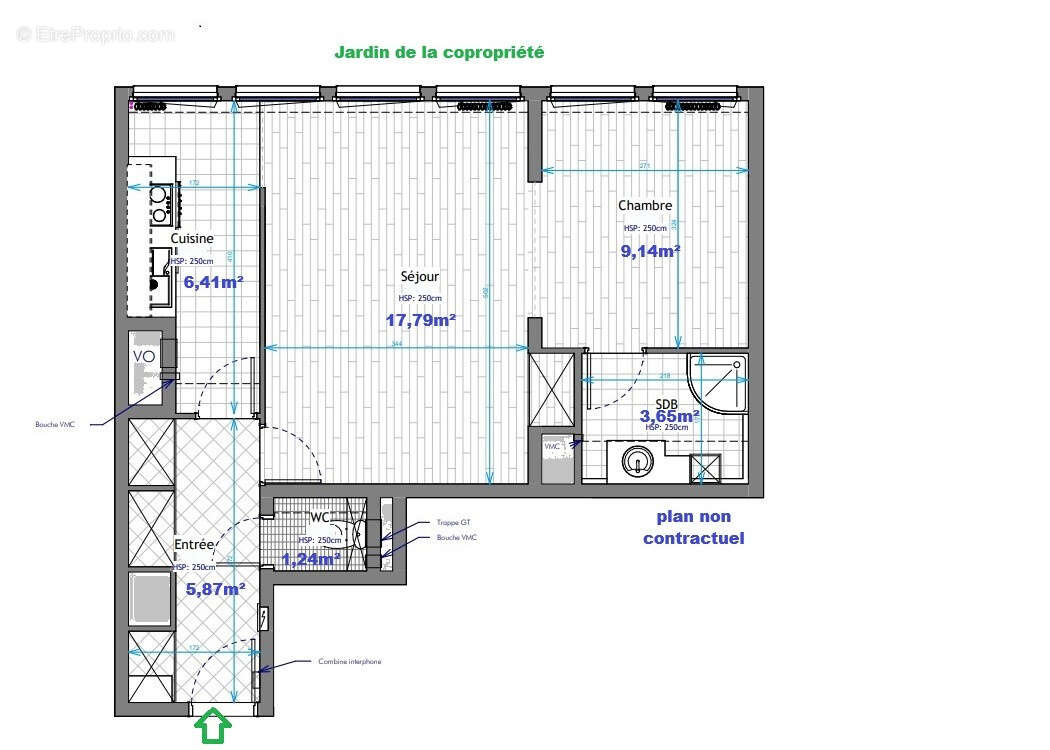 Appartement à PARIS-15E