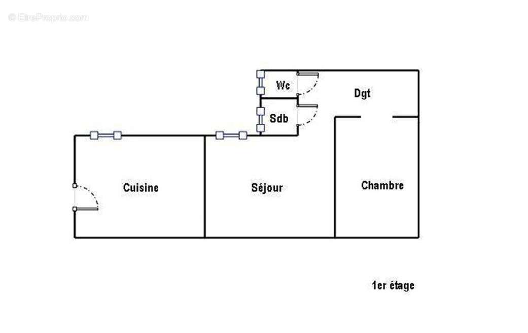 Appartement à SAINT-MEDARD-DE-GUIZIERES