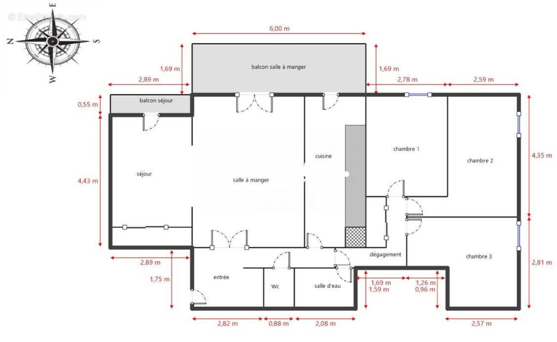Appartement à AIX-EN-PROVENCE
