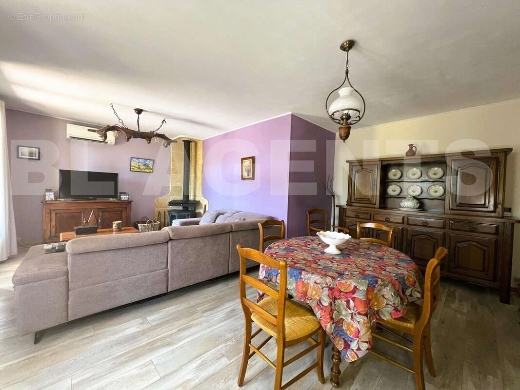 Salon - Maison à SAINT-CHRISTOL-LES-ALES