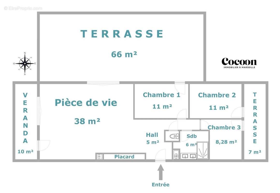 Appartement à MARSEILLE-9E