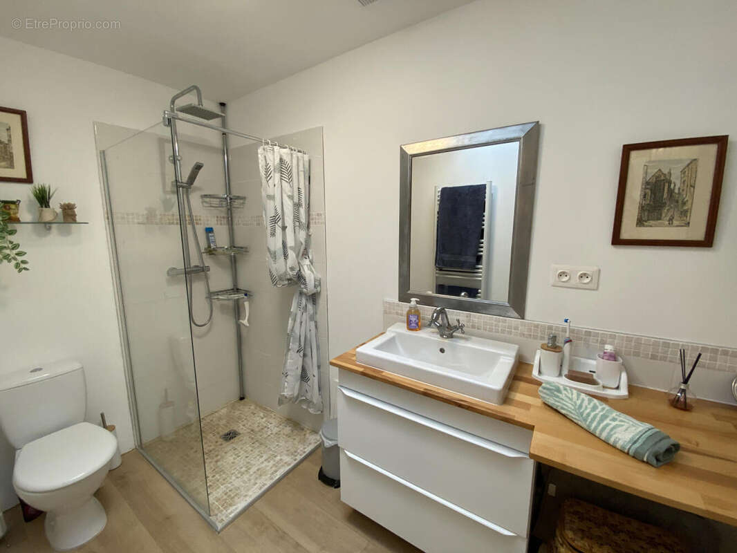 salle d&#039;eau 1 maison - Maison à CHENAUD