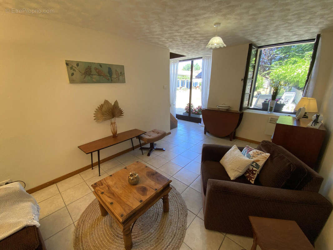 salon gite - Maison à CHENAUD