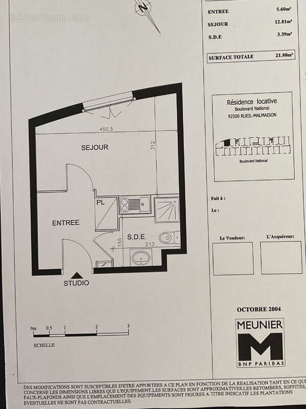 Appartement à RUEIL-MALMAISON