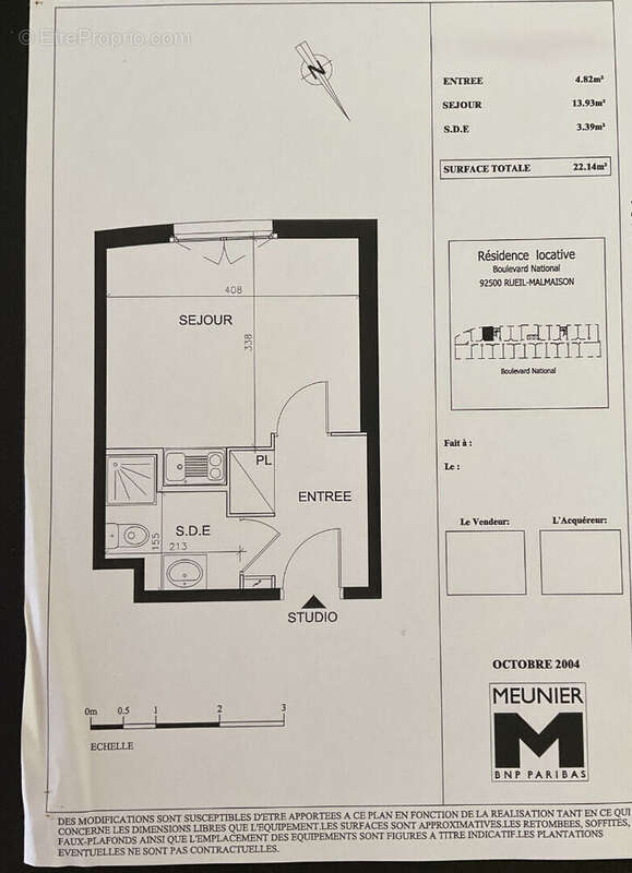 Appartement à RUEIL-MALMAISON
