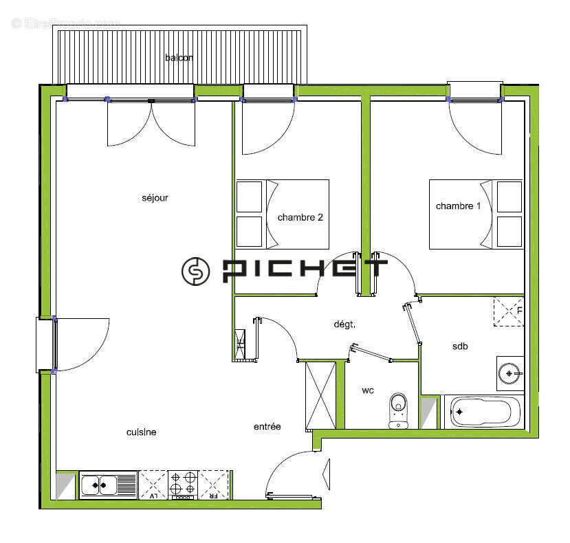 Appartement à LOGNES