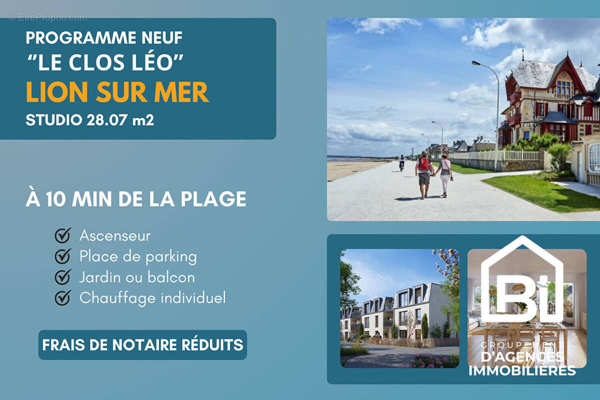 Appartement à LION-SUR-MER