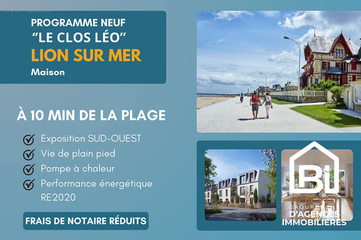 Maison à LION-SUR-MER