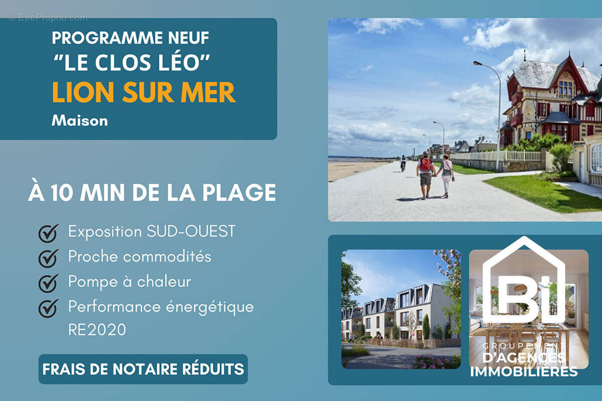 Maison à LION-SUR-MER