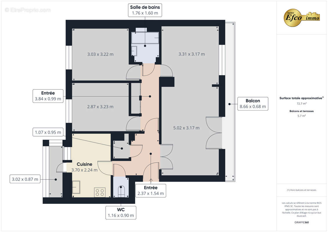 Appartement à SAINT-LOUIS