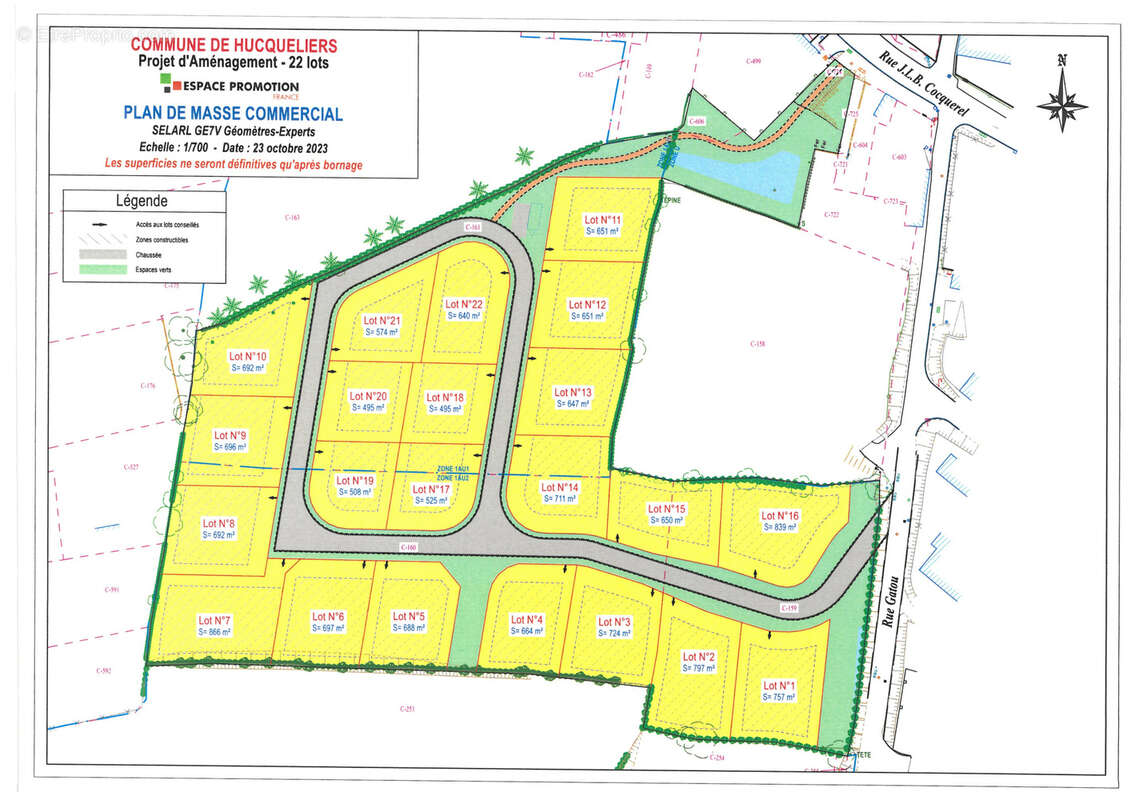 Terrain à HUCQUELIERS