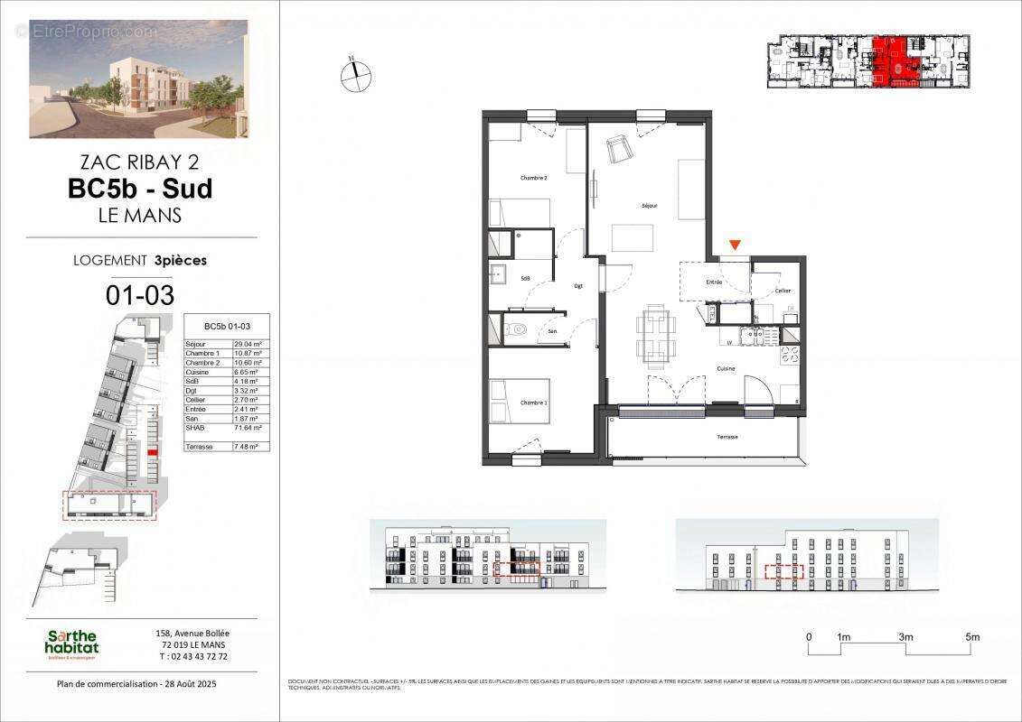 Appartement à LE MANS