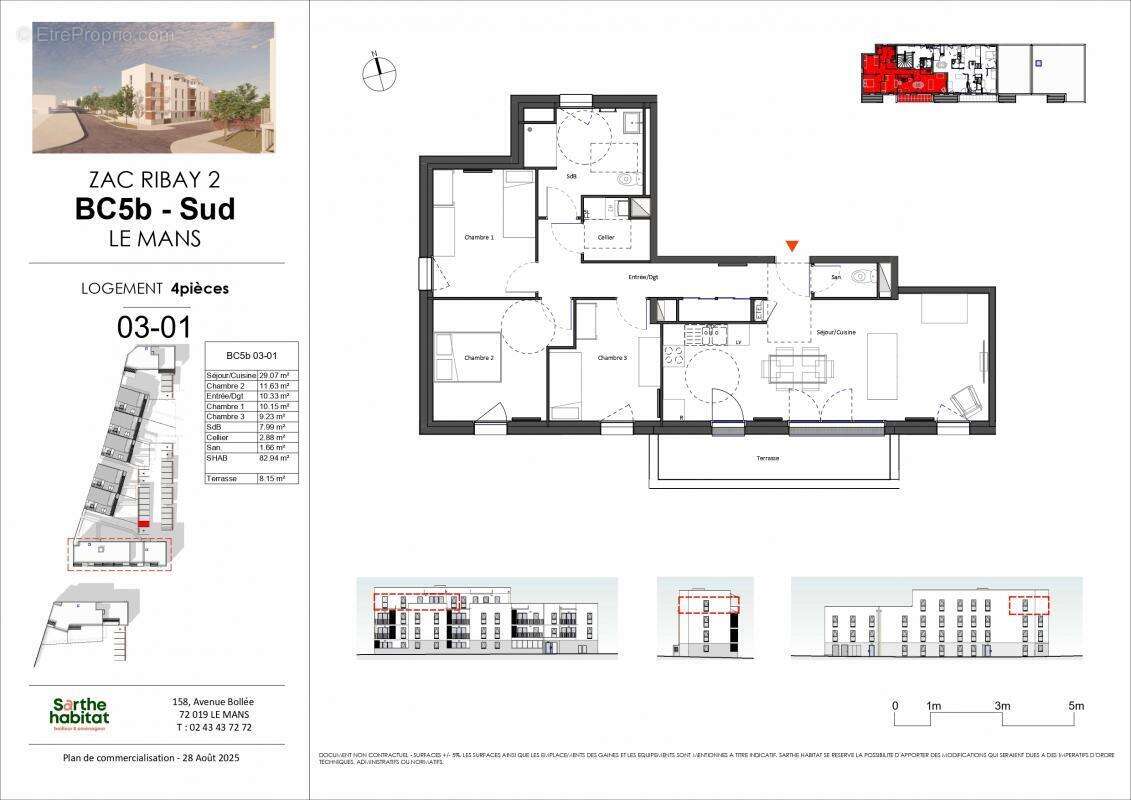 Appartement à LE MANS