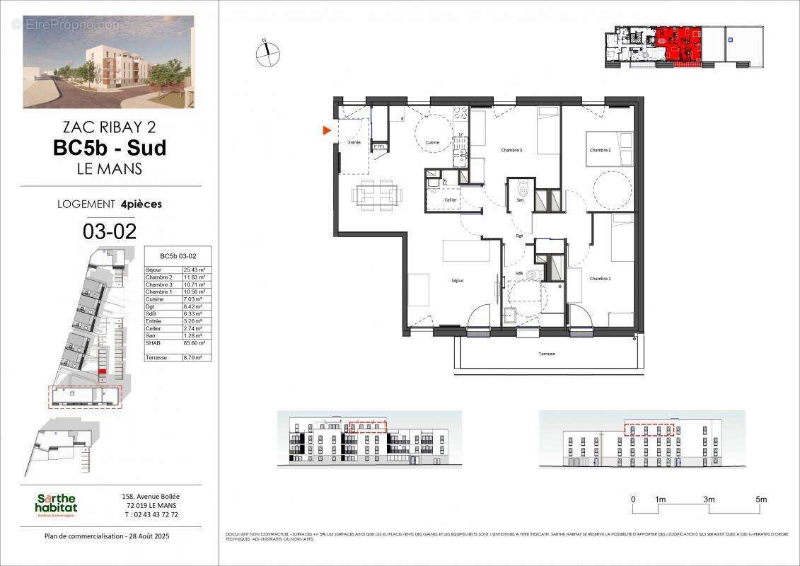 Appartement à LE MANS