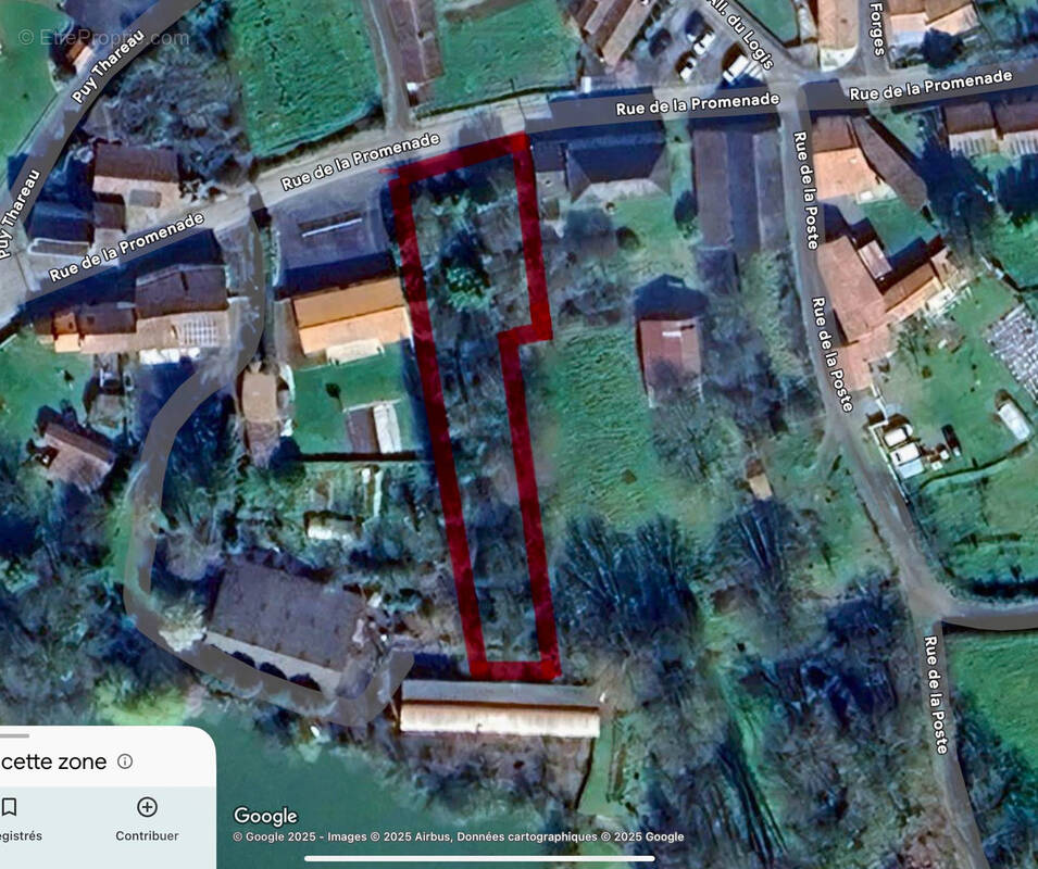 Terrain à SAINT-ANDRE-SUR-SEVRE