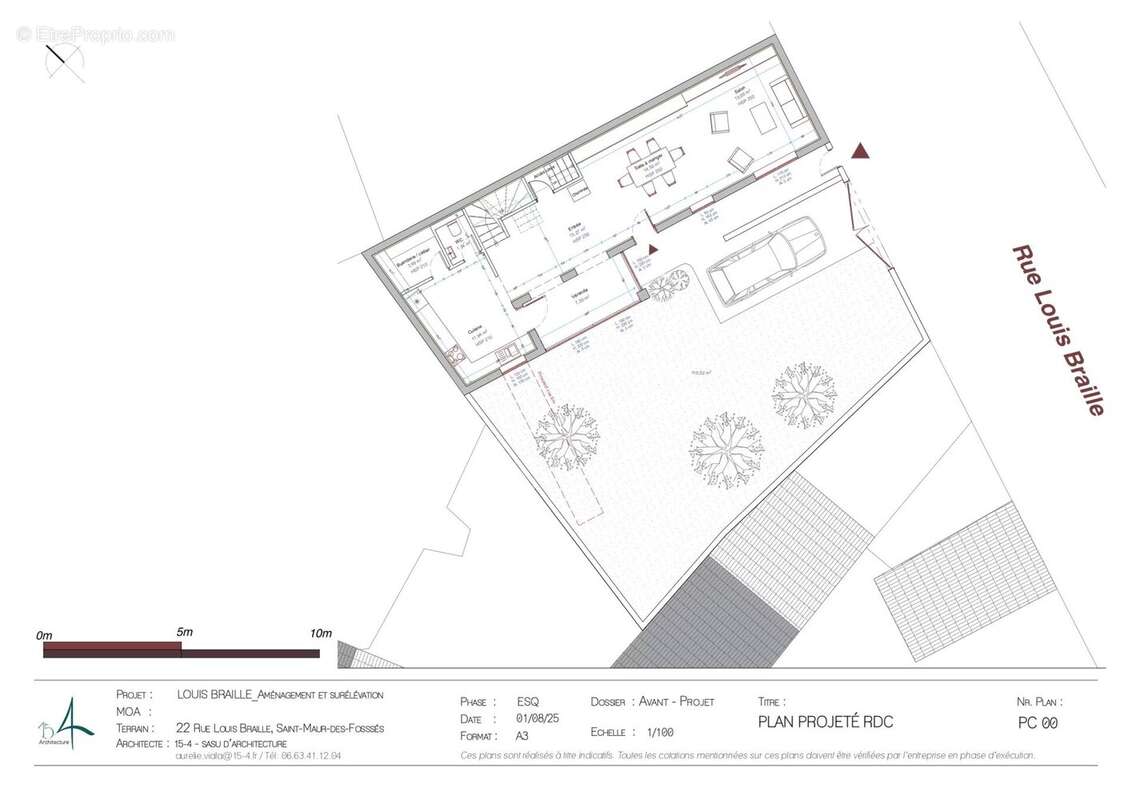 Terrain à SAINT-MAUR-DES-FOSSES