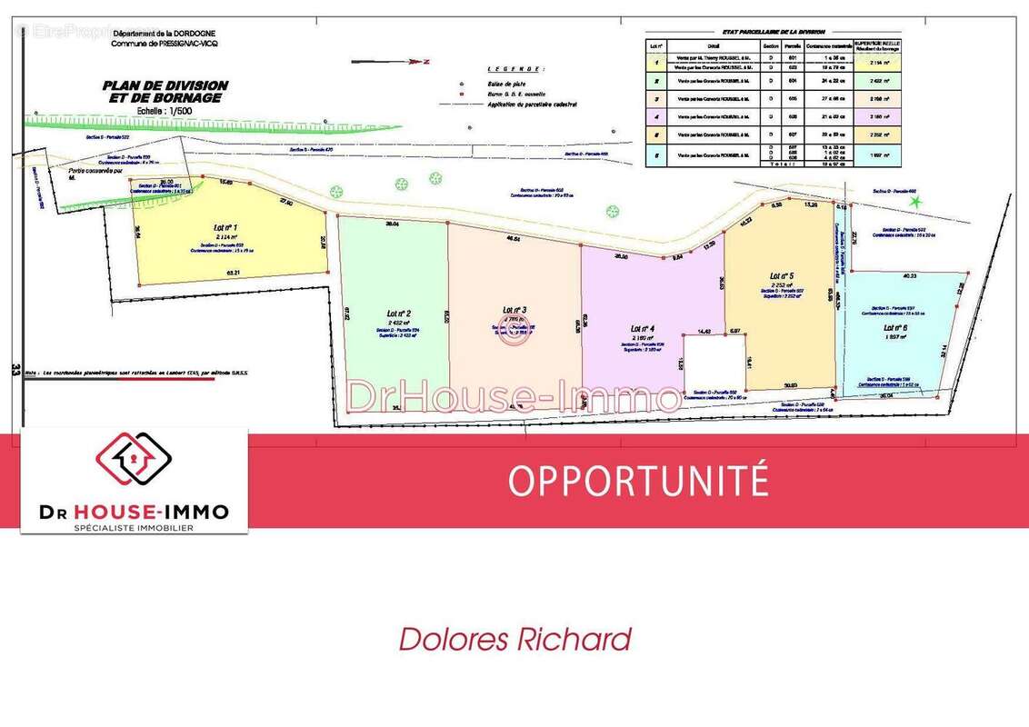 Terrain à PRESSIGNAC-VICQ