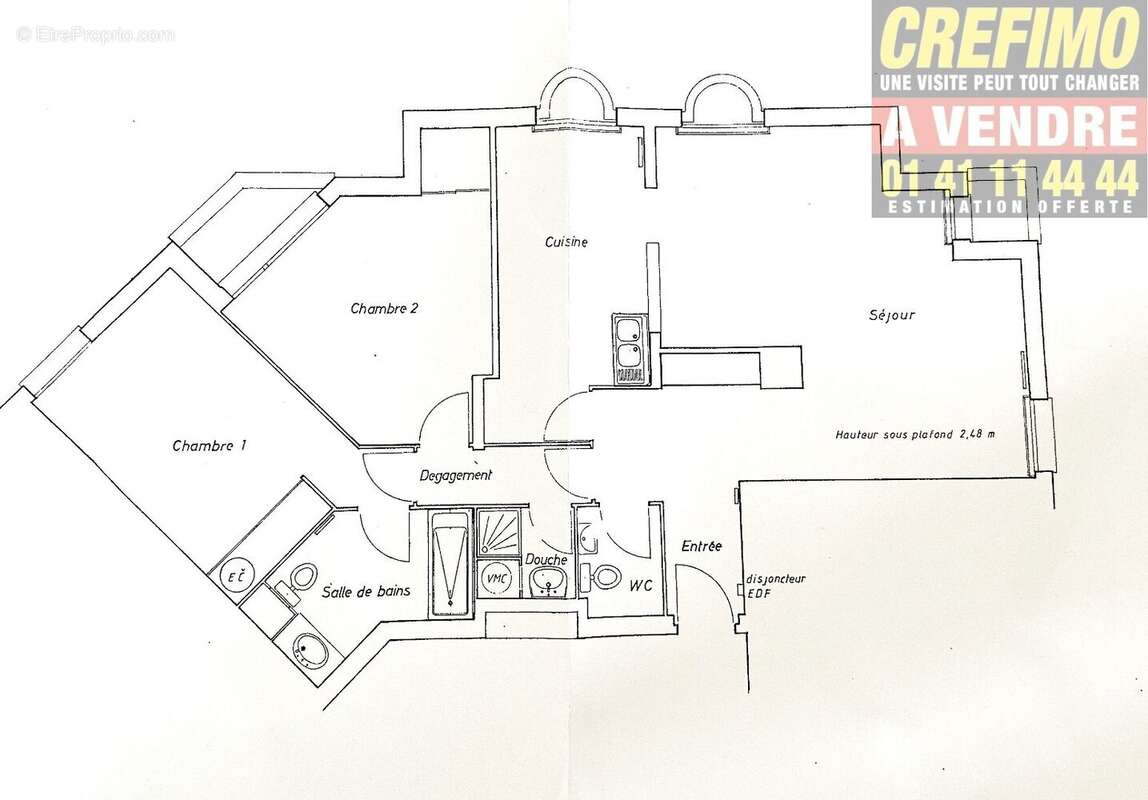 Appartement à ASNIERES-SUR-SEINE