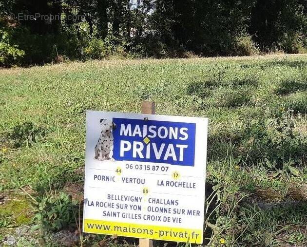 Terrain à BELLEVILLE-SUR-VIE