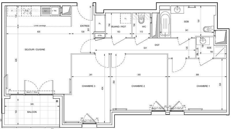 Appartement à ROMAINVILLE