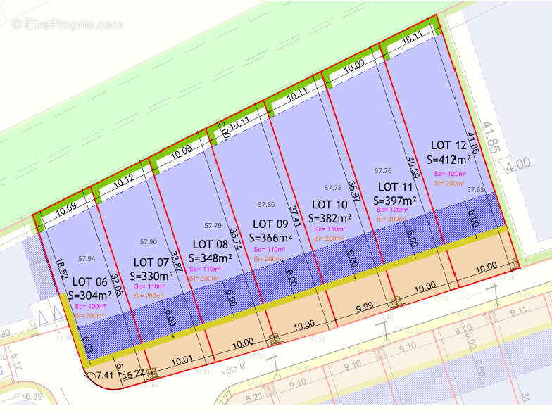 Terrain à MARGUERITTES
