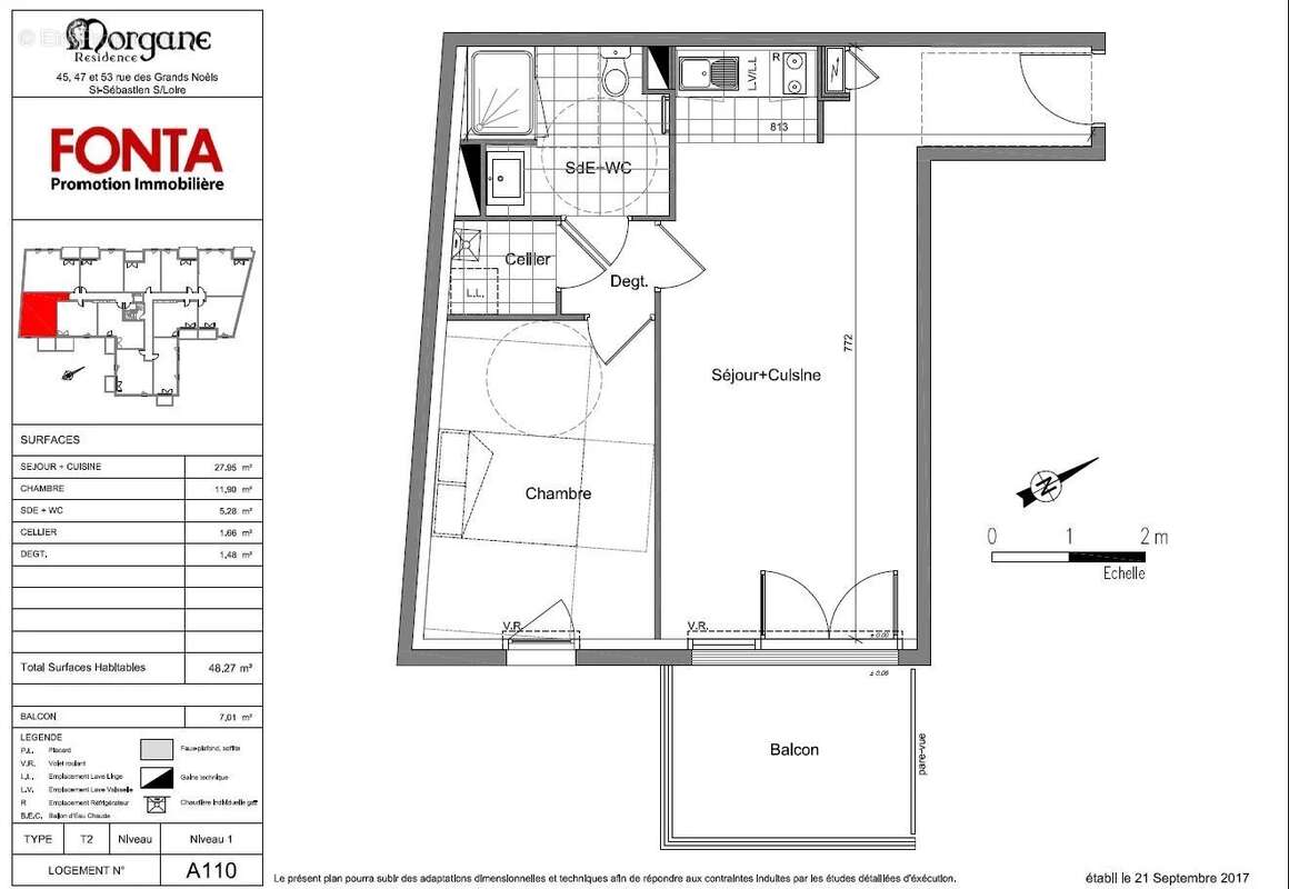 Appartement à SAINT-SEBASTIEN-SUR-LOIRE