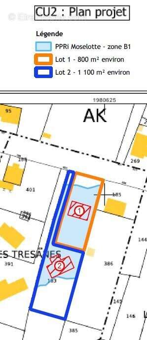 Terrain à SAULXURES-SUR-MOSELOTTE