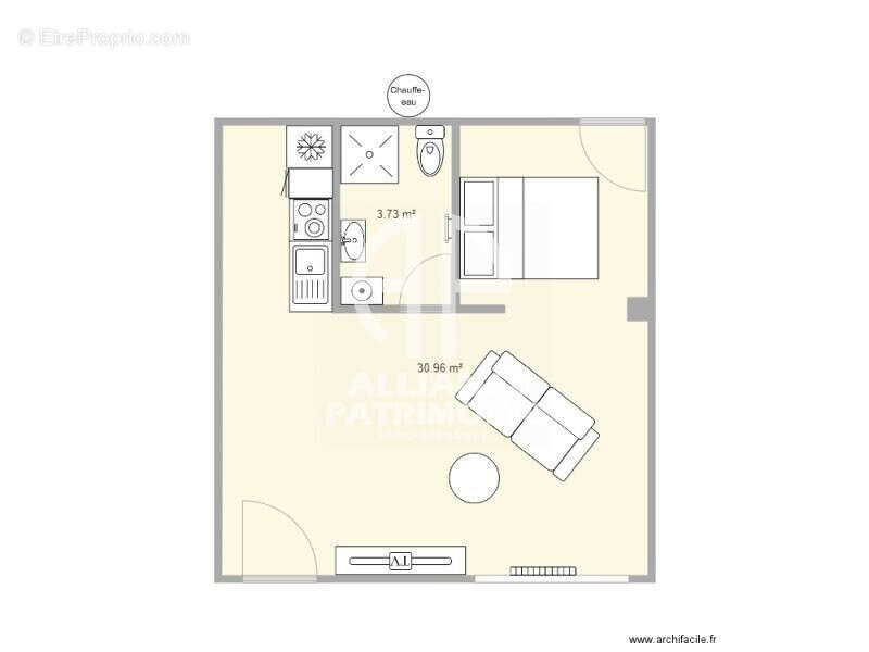 STUDIO 35 M2 3 étage ascenseur - Appartement à GIF-SUR-YVETTE