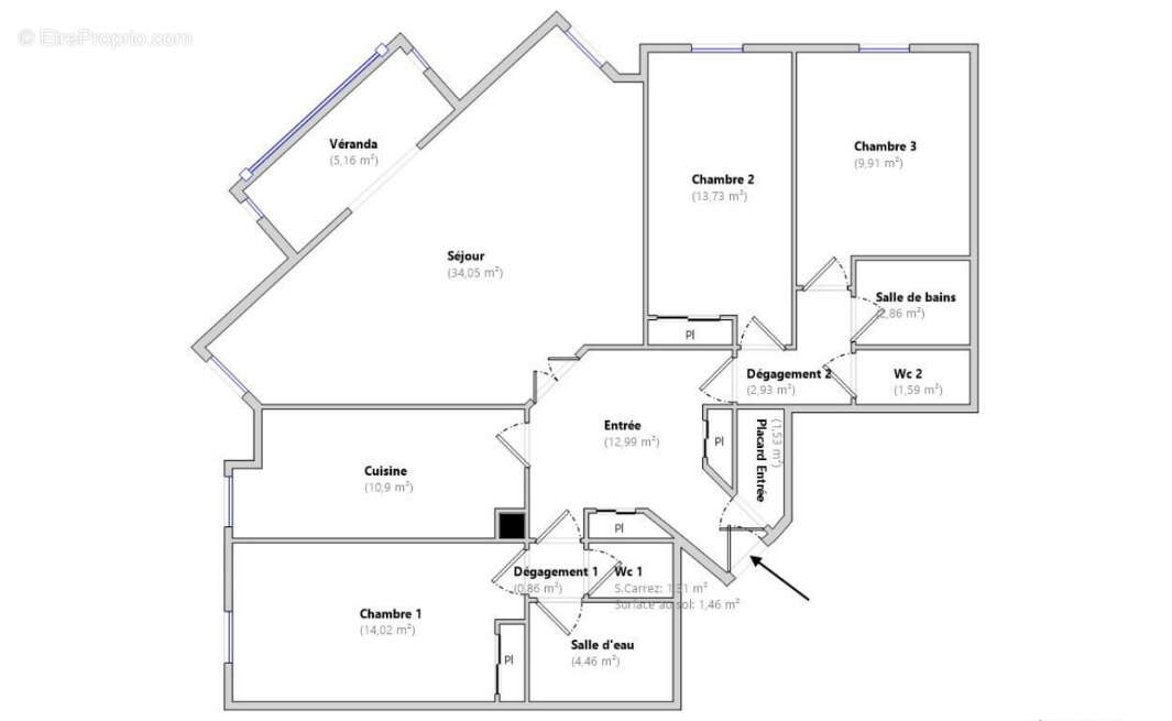 Appartement à PUTEAUX